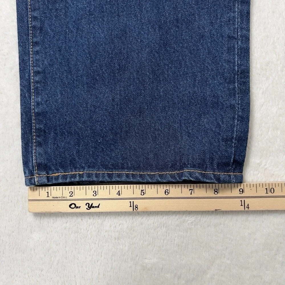 Levis Premium 568 Stay Loose Jeans Mens Sz 36x32 Blue Denim 100% Cotton